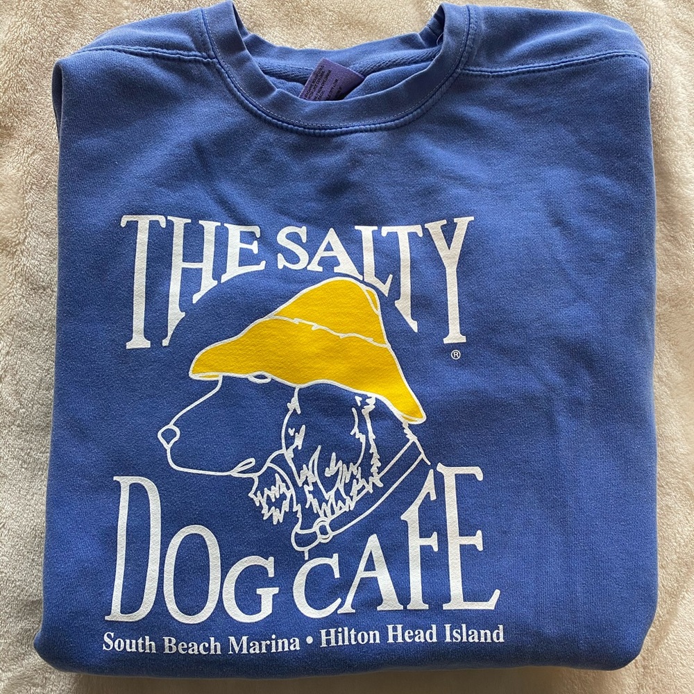 The Salty Dog Cafe Blue Crewneck